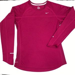 NIKE RUNNING DRI-FIT LONG SLEEVE SHIRT